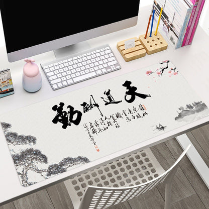 MEILEER HY1228 800x300x4mm Rubber Mouse Pad for Home Office Thicken Edge Overlocking Desk Mat