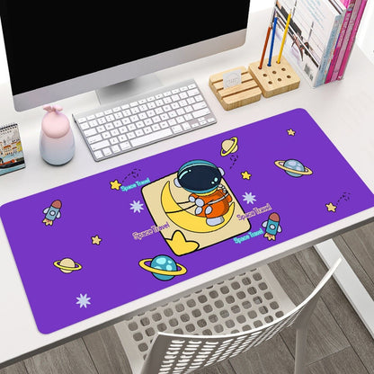 MEILEER HY1228 800x300x4mm Rubber Mouse Pad for Home Office Thicken Edge Overlocking Desk Mat