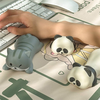 ZT01-022 Cute Desktop Mouse Wrist Rest Pad Memory Foam Wrist Support Cushion for Office Stress Relief