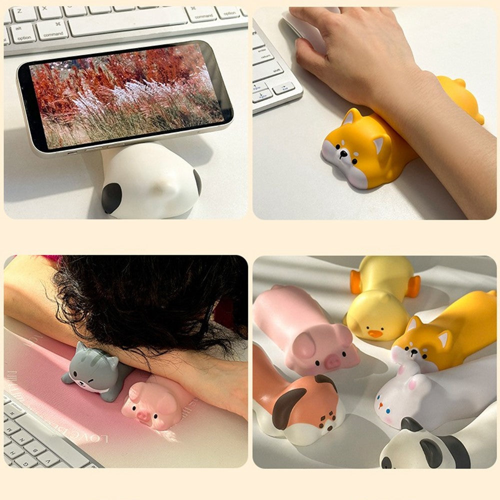 ZT01-022 Cute Desktop Mouse Wrist Rest Pad Memory Foam Wrist Support Cushion for Office Stress Relief