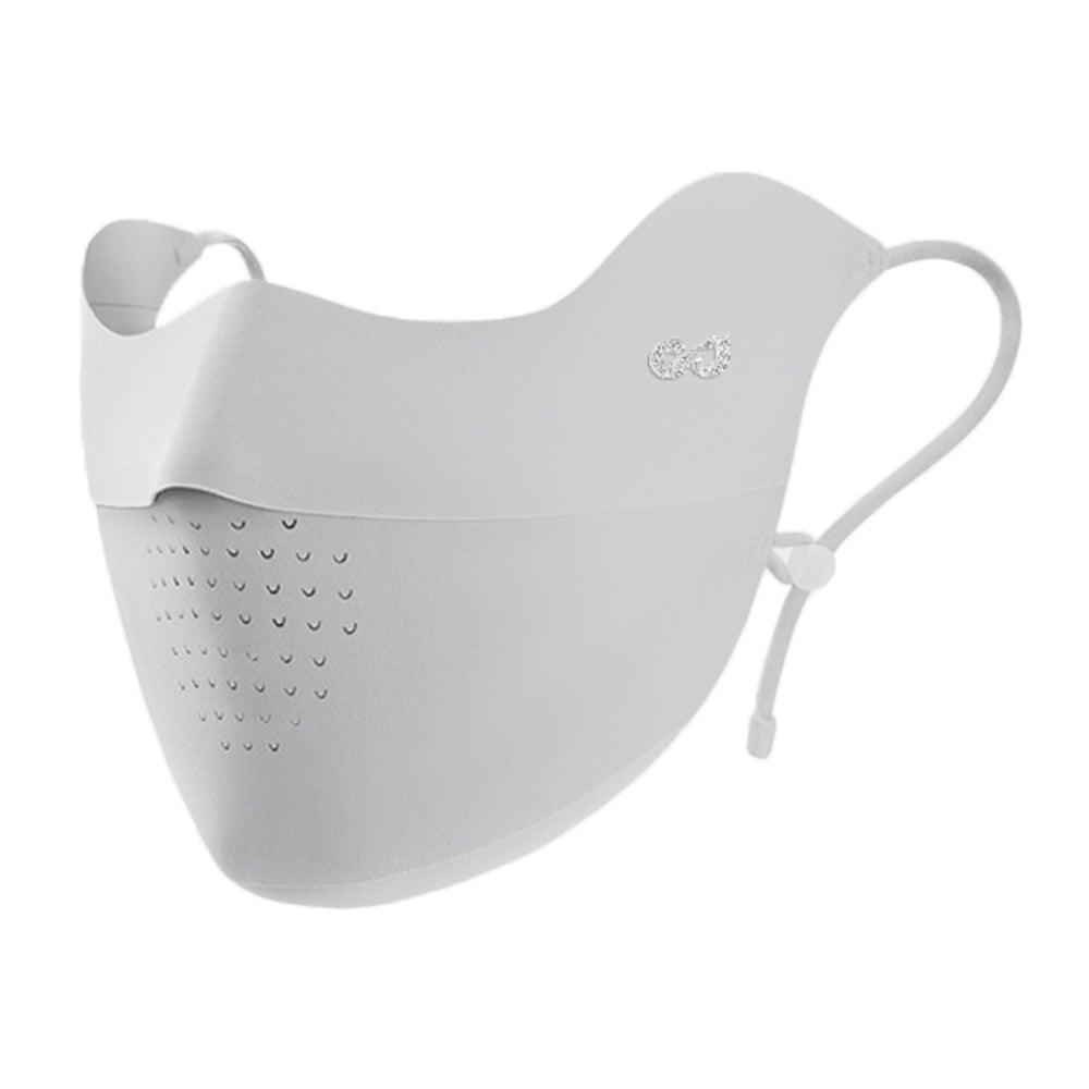 GOLOVEJOY XKZ72 UPF50+ Sun Protection Face Mask Summer Cooling Ice Silk Breathable Face Shield for Men Women
