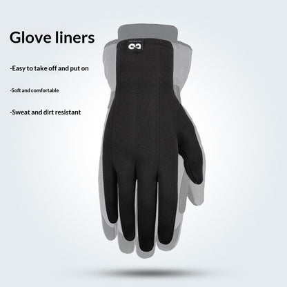 GOLOVEJOY DB72 Winter Ski Gloves for Men Women Outdoor Cycling Flip-Top Touchscreen Gloves
