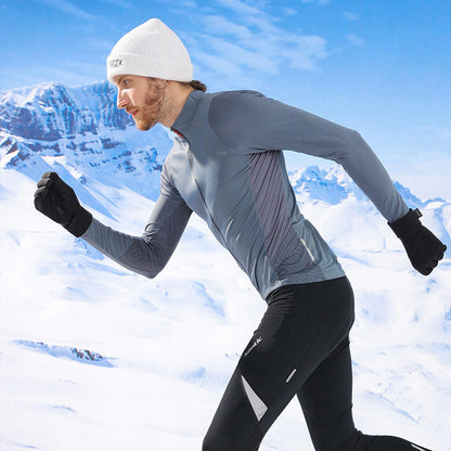 GOLOVEJOY DB72 Winter Ski Gloves for Men Women Outdoor Cycling Flip-Top Touchscreen Gloves