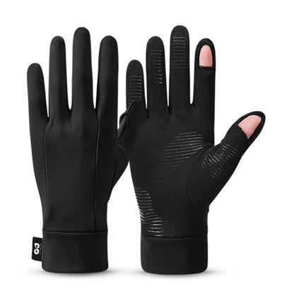 GOLOVEJOY DB72 Winter Ski Gloves for Men Women Outdoor Cycling Flip-Top Touchscreen Gloves