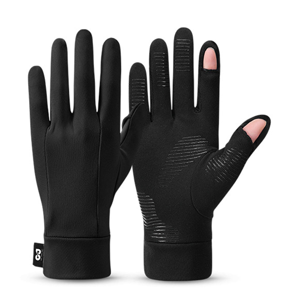 GOLOVEJOY DB72 Winter Ski Gloves for Men Women Outdoor Cycling Flip-Top Touchscreen Gloves