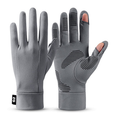 GOLOVEJOY DB72 Winter Ski Gloves for Men Women Outdoor Cycling Flip-Top Touchscreen Gloves