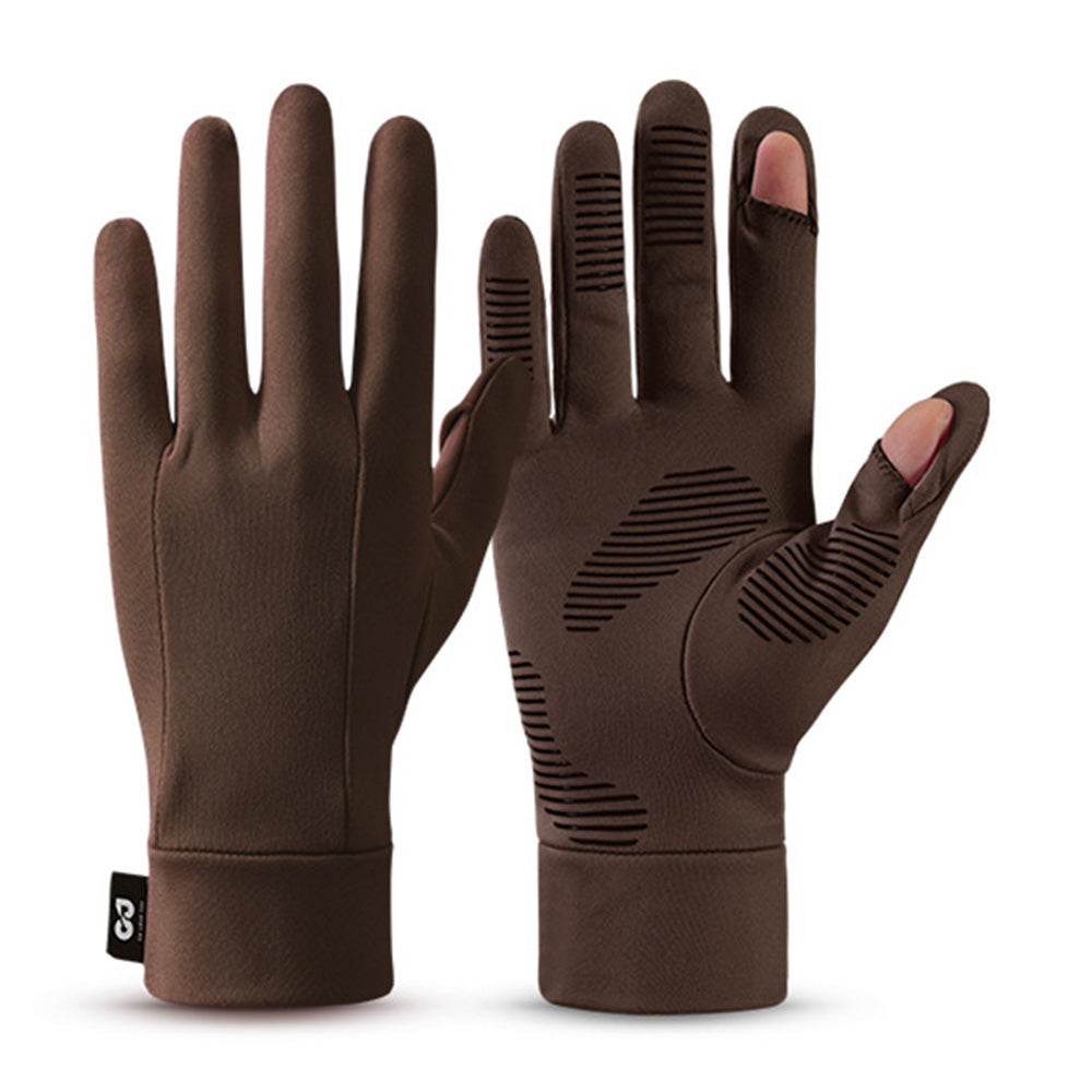 GOLOVEJOY DB72 Winter Ski Gloves for Men Women Outdoor Cycling Flip-Top Touchscreen Gloves