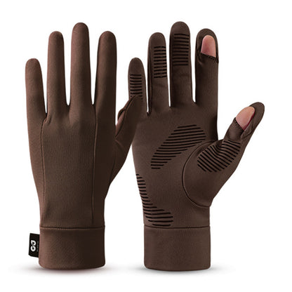 GOLOVEJOY DB72 Winter Ski Gloves for Men Women Outdoor Cycling Flip-Top Touchscreen Gloves