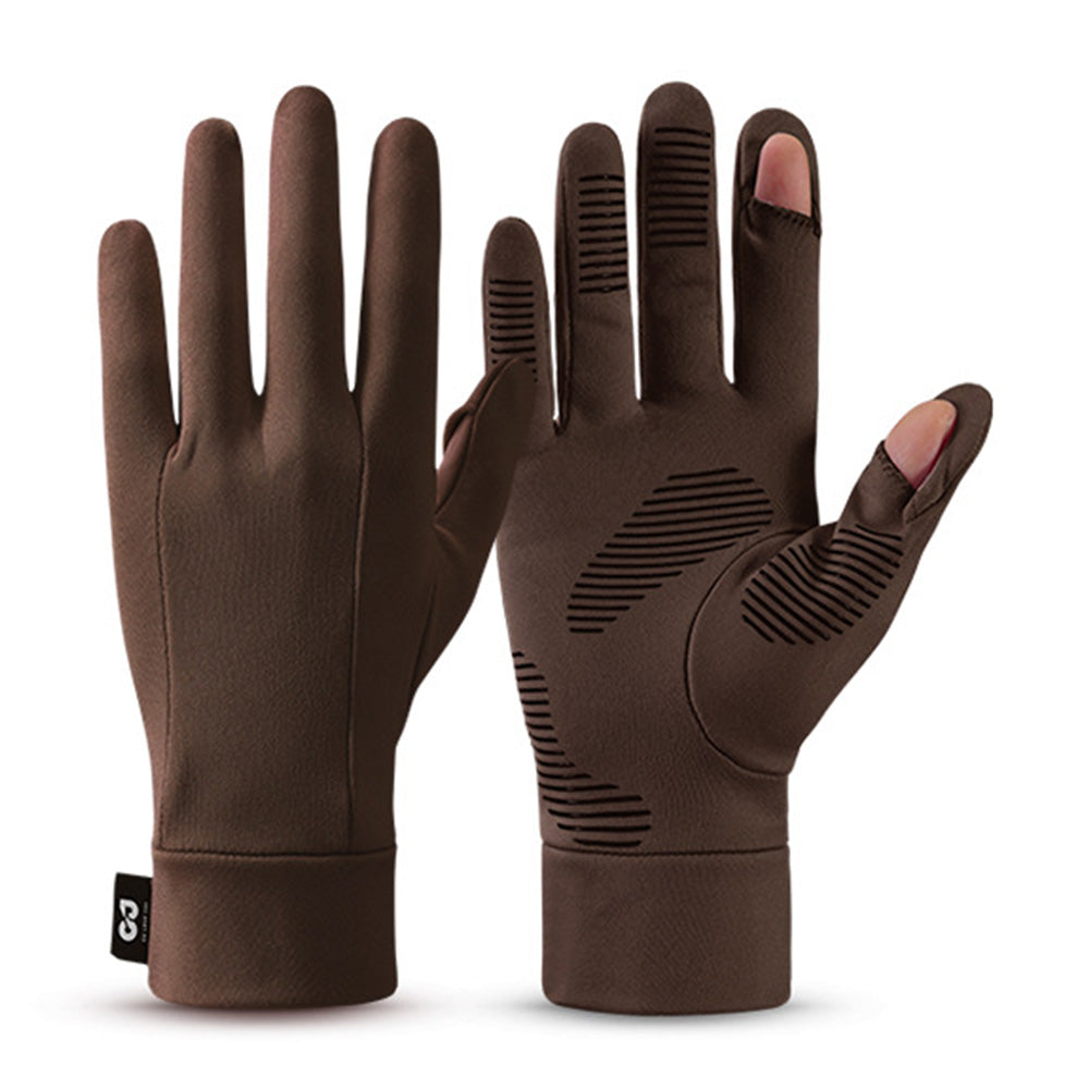 GOLOVEJOY DB72 Winter Ski Gloves for Men Women Outdoor Cycling Flip-Top Touchscreen Gloves