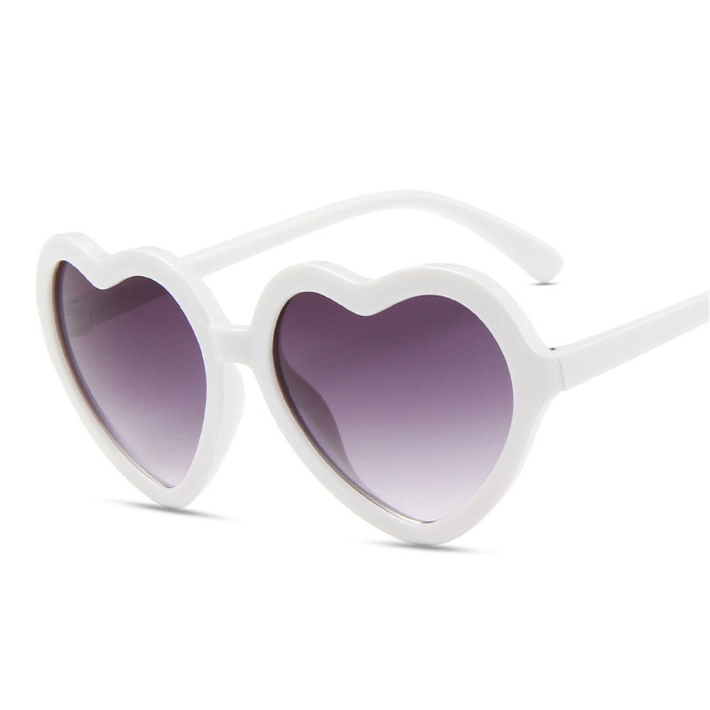 Kids Sunglasses Cute Heart Shaped Glasses Eyewear for Children Girls Boys Baby Age 3-10 Years