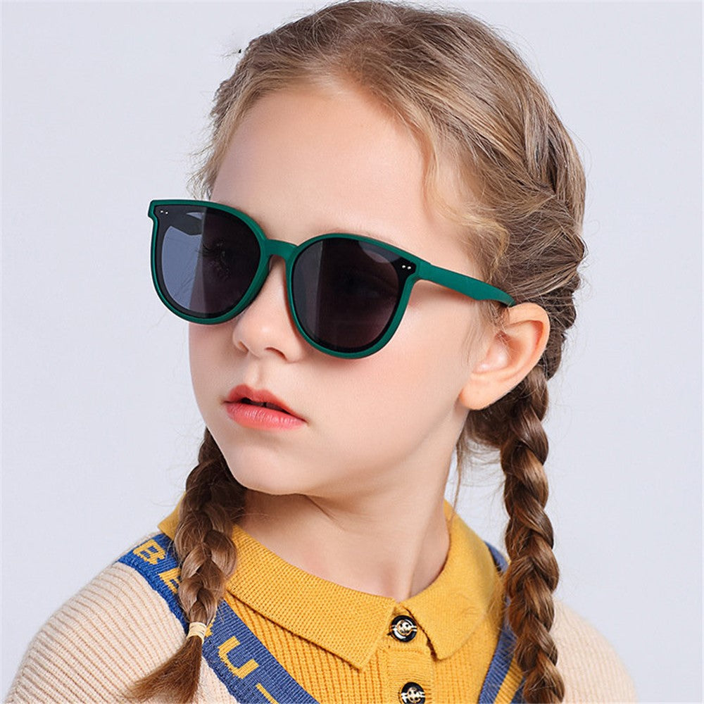3-10 Years Kids Polarized Sunglasses Soft TPEE Frame Eyewear Sun Glasses