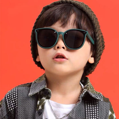 3-10 Years Kids Polarized Sunglasses Soft TPEE Frame Eyewear Sun Glasses