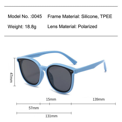 3-10 Years Kids Polarized Sunglasses Soft TPEE Frame Eyewear Sun Glasses
