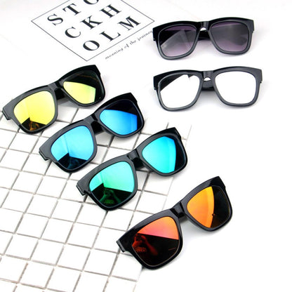 Kids Sunglasses Square Goggles Protection Baby Travel Glasses for Children Age 3-10 Years