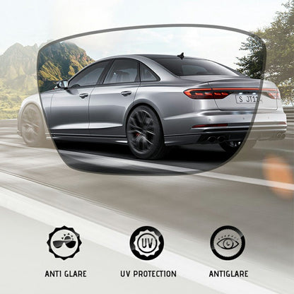 3039 Fashion Men Polarized Sunglasses for Driving UV Protection Anti Glare Square Frame Eyewear