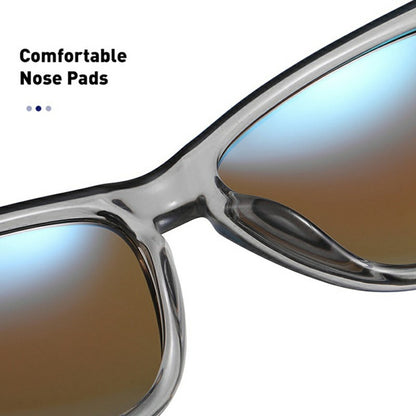 3039 Fashion Men Polarized Sunglasses for Driving UV Protection Anti Glare Square Frame Eyewear