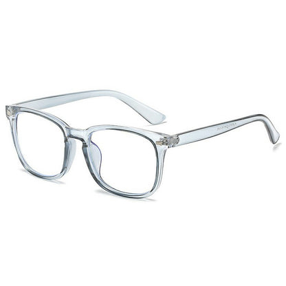 Non Prescription Blue Light Blocking Glasses Retro Square Frame Anti Eye Strain Eyewear for PC Laptop Users