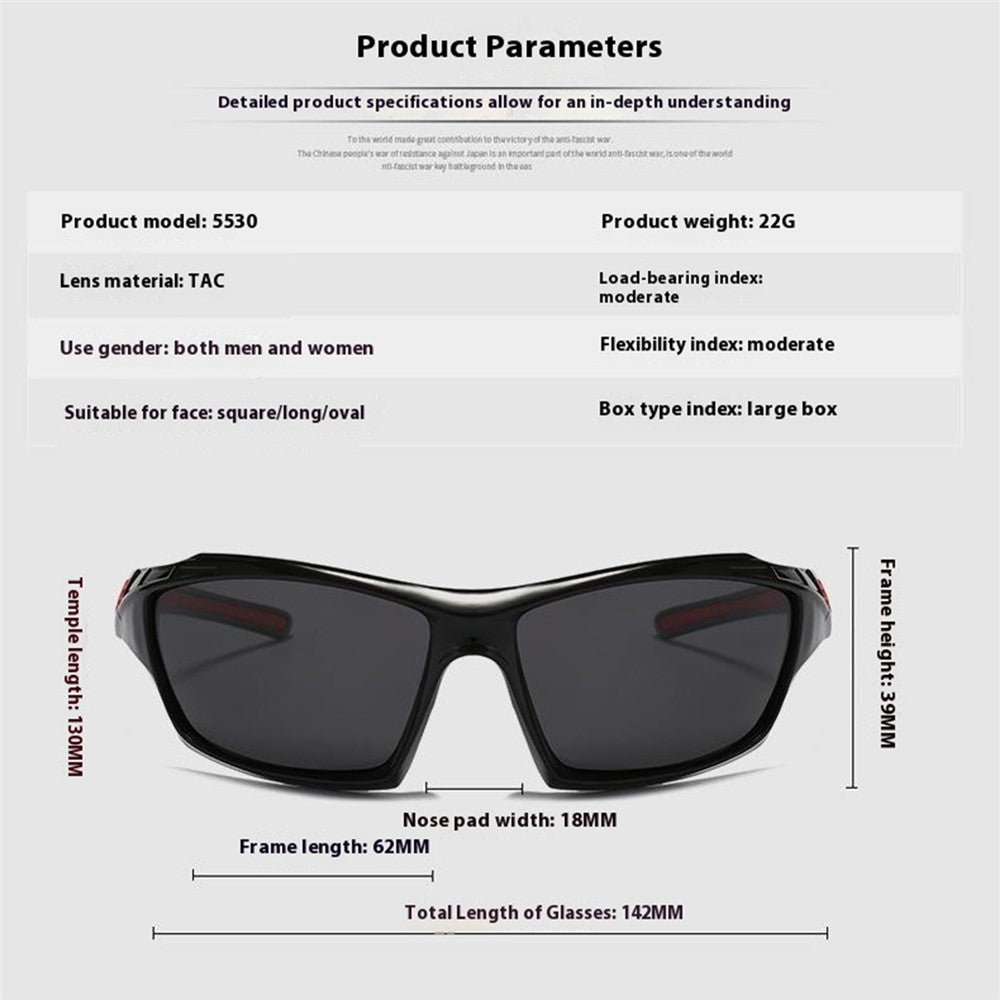 5530 Polarized Sunglasses for Men Women Outdoor Driving Glasses Cycling Sports Eyewear