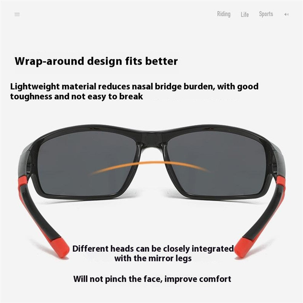8515 Polarized Cycling Sunglasses Night Vision Glasses UV Protection Outdoor Sports Photochromic Eyewear