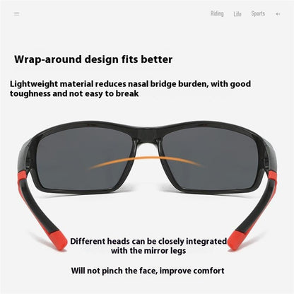 8515 Polarized Cycling Sunglasses Night Vision Glasses UV Protection Outdoor Sports Photochromic Eyewear