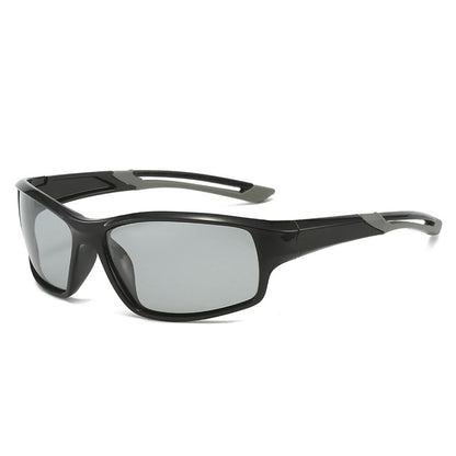 8515 Polarized Cycling Sunglasses Night Vision Glasses UV Protection Outdoor Sports Photochromic Eyewear