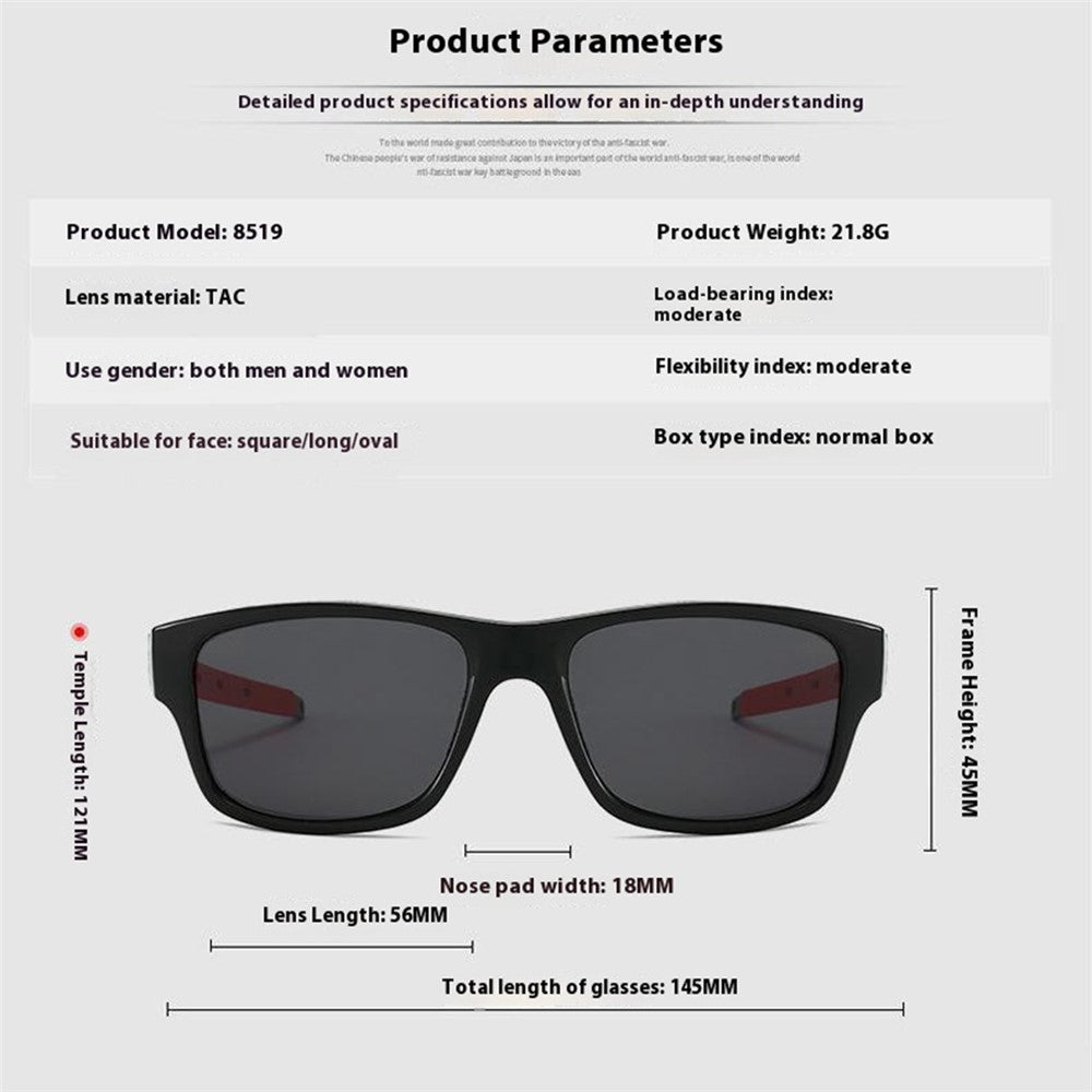 8519 Outdoor Photochromic Sunglasses UV400 Protection Wrap-Around Sport Eyewear