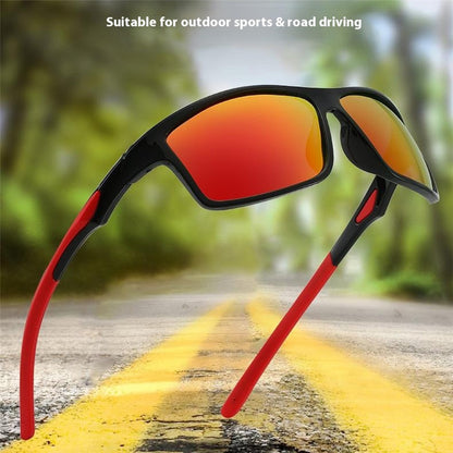 8517 Photochromic Sunglasses Wrap-Around Polarized Sun Glasses UV400 Protection