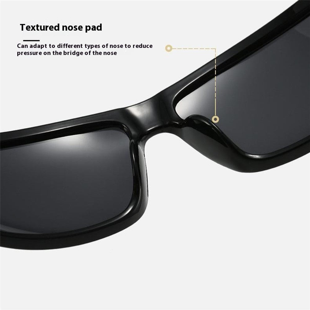 8517 Photochromic Sunglasses Wrap-Around Polarized Sun Glasses UV400 Protection