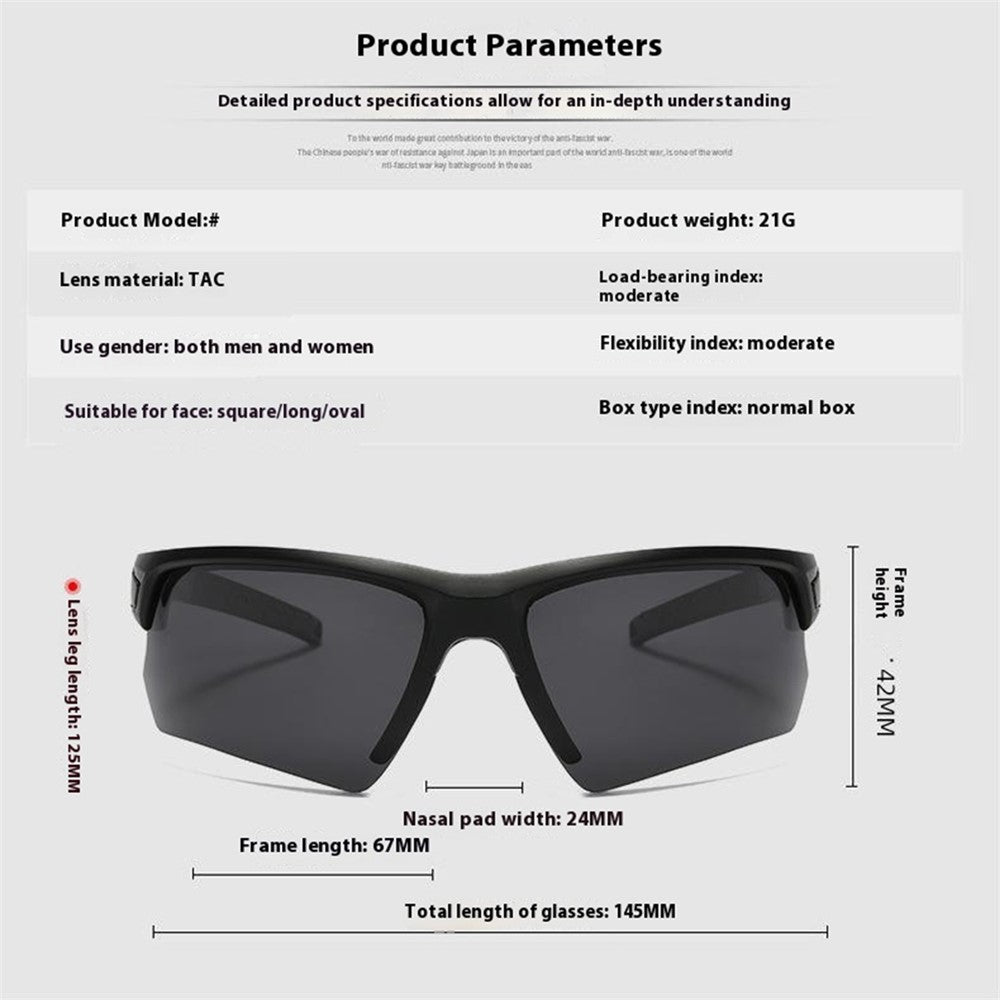 8508 Photochromic Sunglasses UV400 Protection Polarized Glasses Sports Eyewear