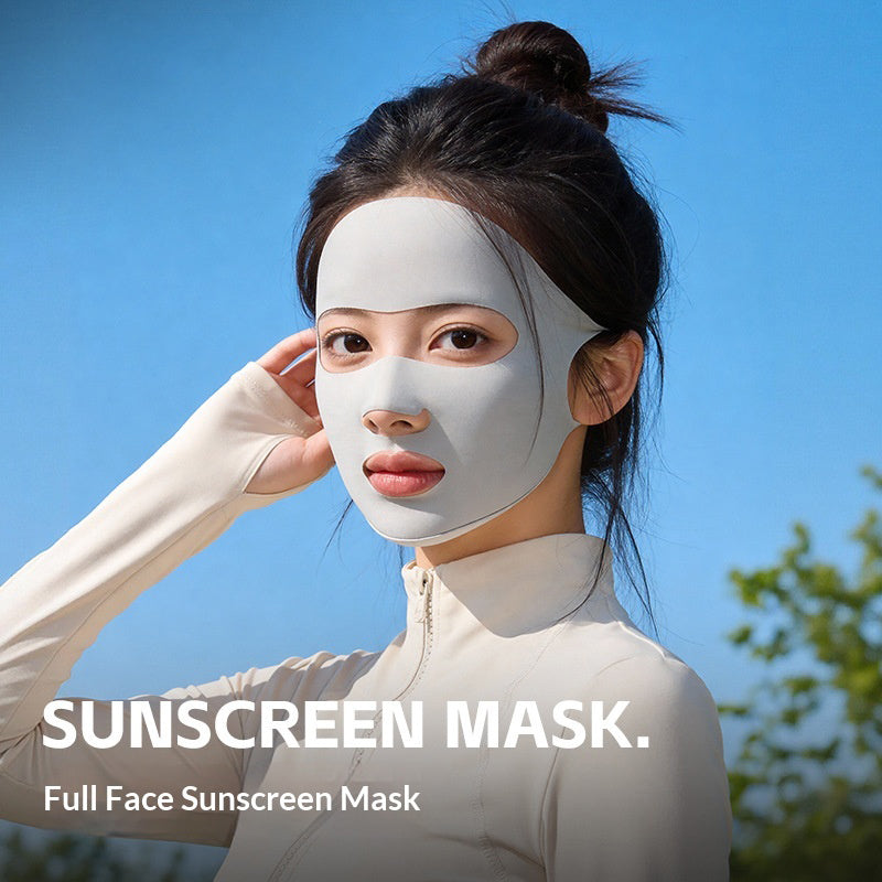 GOLOVEJOY XKZ77 Full Face Sun Protection Mask UPF 50+ Breathable Sports Face Cover for Outdoor Running Cycling Outdoor