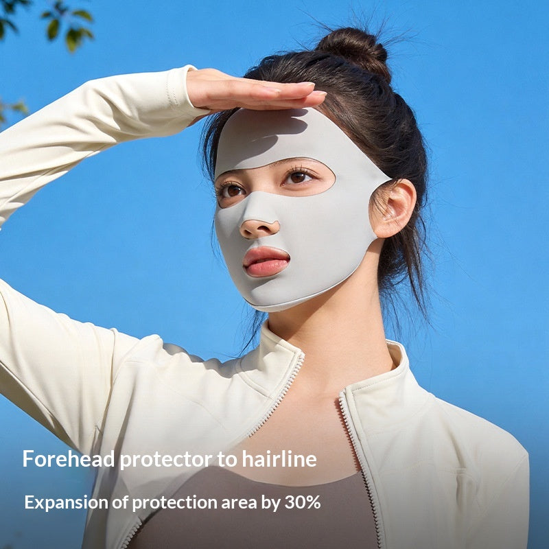 GOLOVEJOY XKZ77 Full Face Sun Protection Mask UPF 50+ Breathable Sports Face Cover for Outdoor Running Cycling Outdoor
