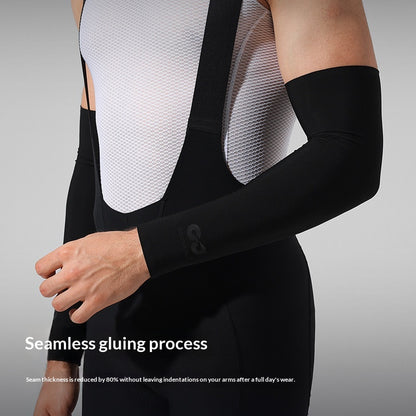 GOLOVEJOY HB45 Cooling Arm Sleeves UPF50+ Sun Protection Seamless Compression Cycling Arm Covers for Running Driving