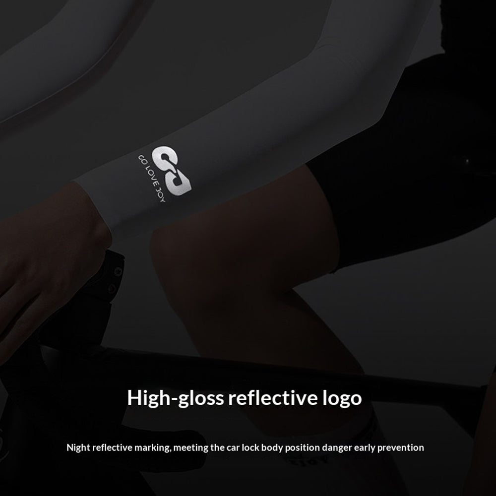 GOLOVEJOY HB45 Cooling Arm Sleeves UPF50+ Sun Protection Seamless Compression Cycling Arm Covers for Running Driving