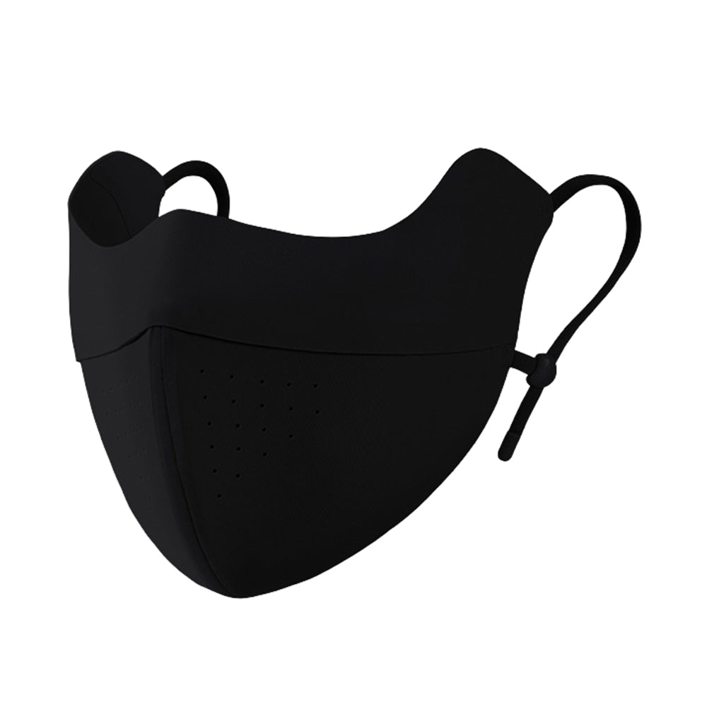GOLOVEJOY Summer Ice Silk Face Mask UPF50+ UV Protection Hyaluronic Acid Moisturizing Face Cover for Outdoor Sports