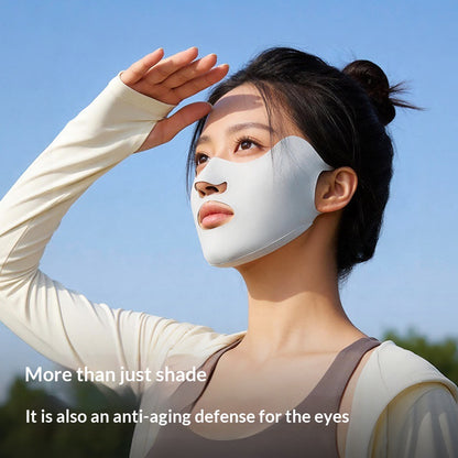 GOLOVEJOY Sun Protection Face Mask UPF50+ Breathable Ice Silk Face Cover for Golf Running