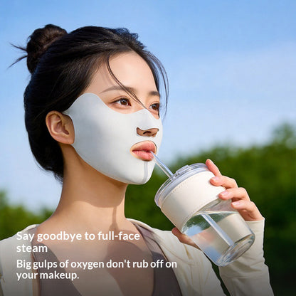 GOLOVEJOY Sun Protection Face Mask UPF50+ Breathable Ice Silk Face Cover for Golf Running
