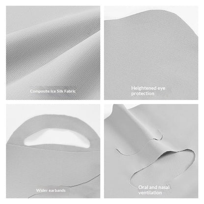 GOLOVEJOY Sun Protection Face Mask UPF50+ Breathable Ice Silk Face Cover for Golf Running