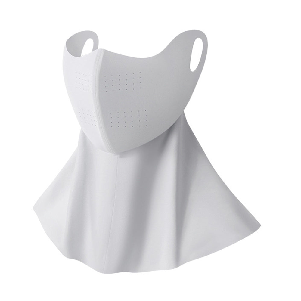 GOLOVEJOY Summer Face Mask UPF50+ UV Protection Breathable Ice Silk Hyaluronic Acid Moisturizing Neck Cover