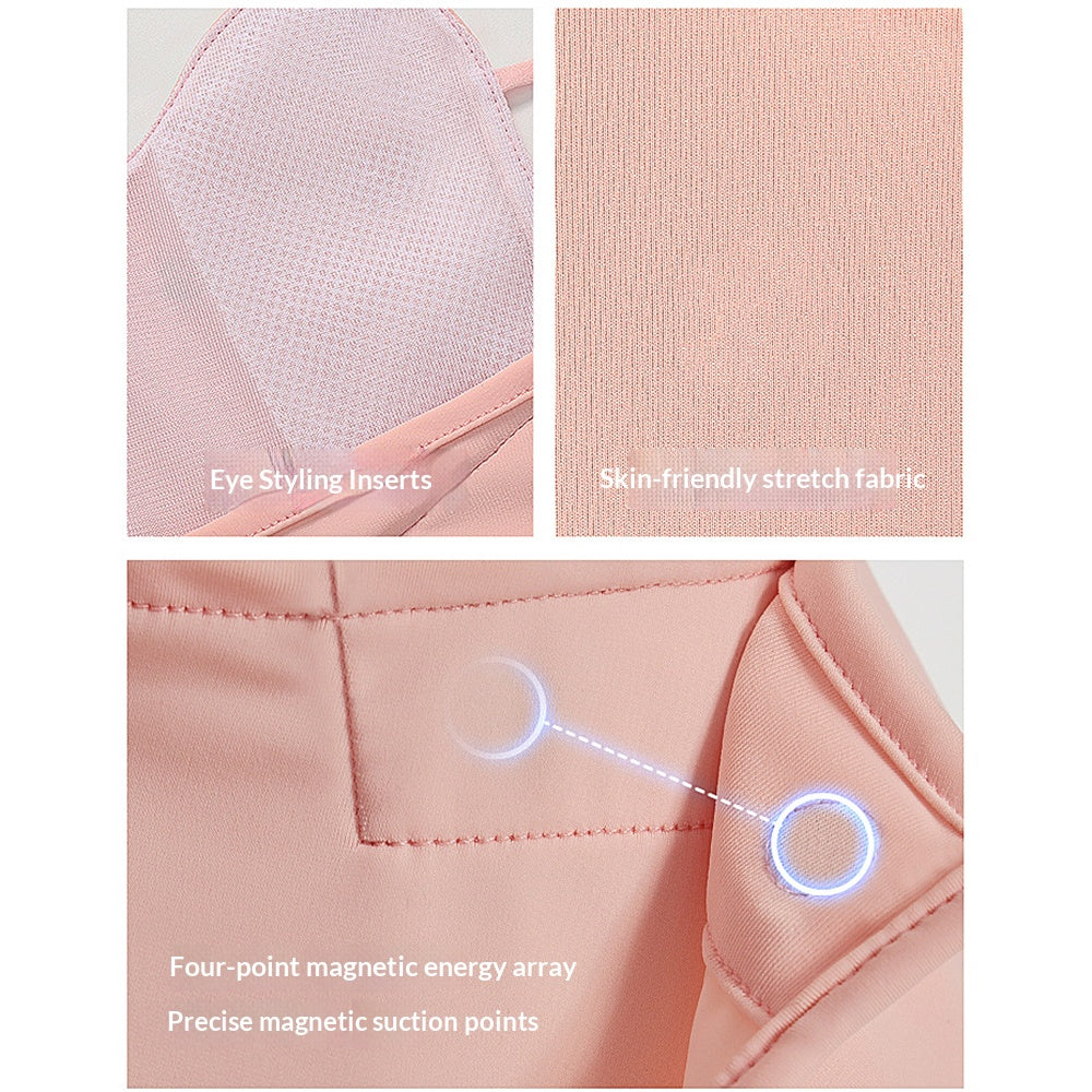 GOLOVEJOY XTJ163 Sun Protection Face Mask UPF50+ Ice Silk Breathable Face Cover for Golf Cycling