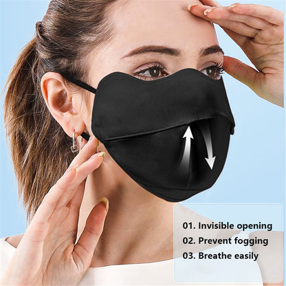 PICTET.FINO RH83 Ice Silk Face Mask UV Protection Breathable Summer Women Face Cover