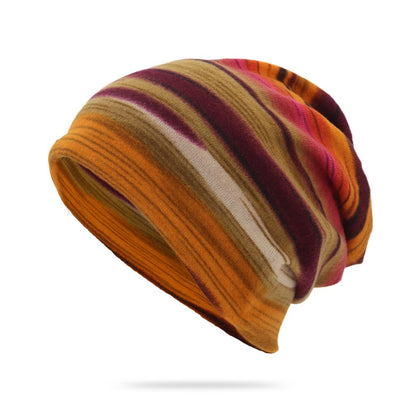 DRNM003 Multifunction Beanie Hat Scarf Soft Stretch Polyester Sweat Headband Cap Hat for Men, Women