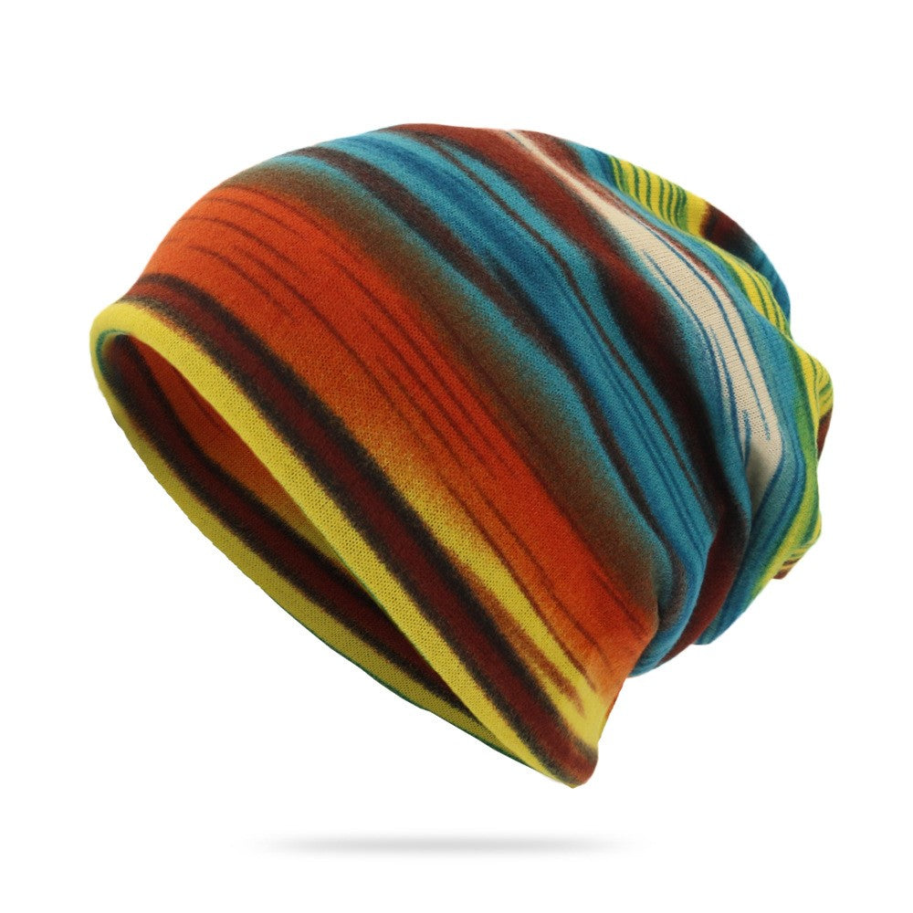 DRNM003 Multifunction Beanie Hat Scarf Soft Stretch Polyester Sweat Headband Cap Hat for Men, Women