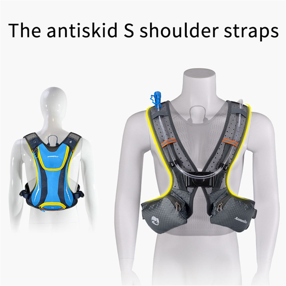 ANMEILU 1026 Outdoor Sports Water Bag Storage Pocket Backpack Waterproof Nylon Marathon Knapsack