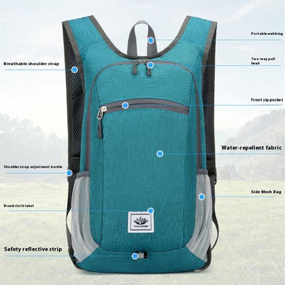 VANAHEIMR 628 Foldable Outdoor Travel Backpack Oxford Cloth Climbing Hiking Daypack