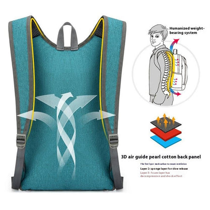 VANAHEIMR 628 Foldable Outdoor Travel Backpack Oxford Cloth Climbing Hiking Daypack