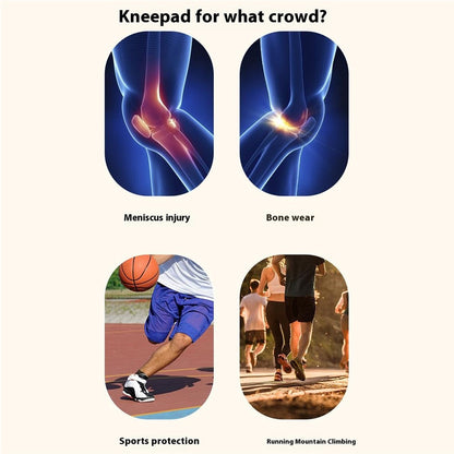 AB120 1PCS Protective Knee Pad Copper Ion Fabric Breathable Leg Sleeve for Badminton Basketball Runing Fitness Injury Care