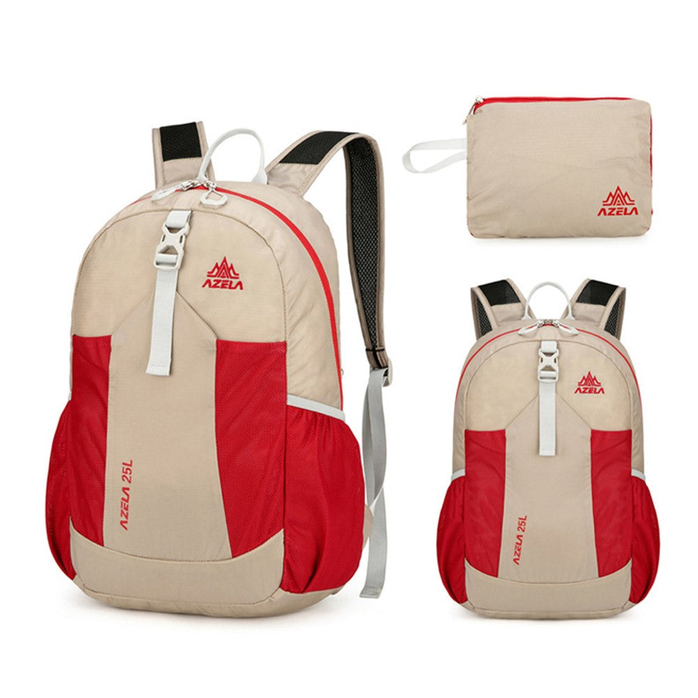 AZELA A1341 Lightweight Foldable Backpack Waterproof Nylon Shoulder Bag for Outdoor Hiking Camping