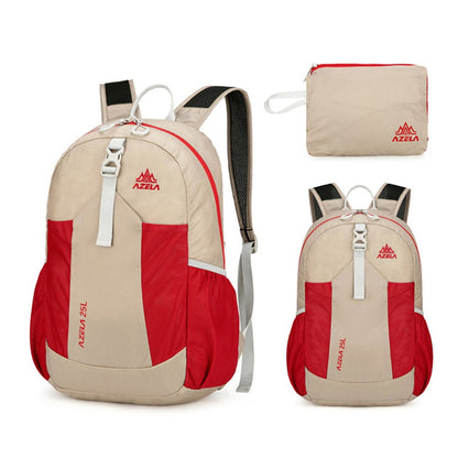 AZELA A1341 Lightweight Foldable Backpack Waterproof Nylon Shoulder Bag for Outdoor Hiking Camping