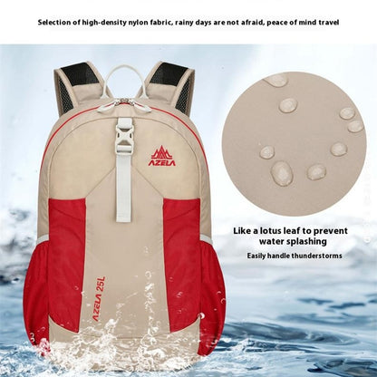 AZELA A1341 Lightweight Foldable Backpack Waterproof Nylon Shoulder Bag for Outdoor Hiking Camping