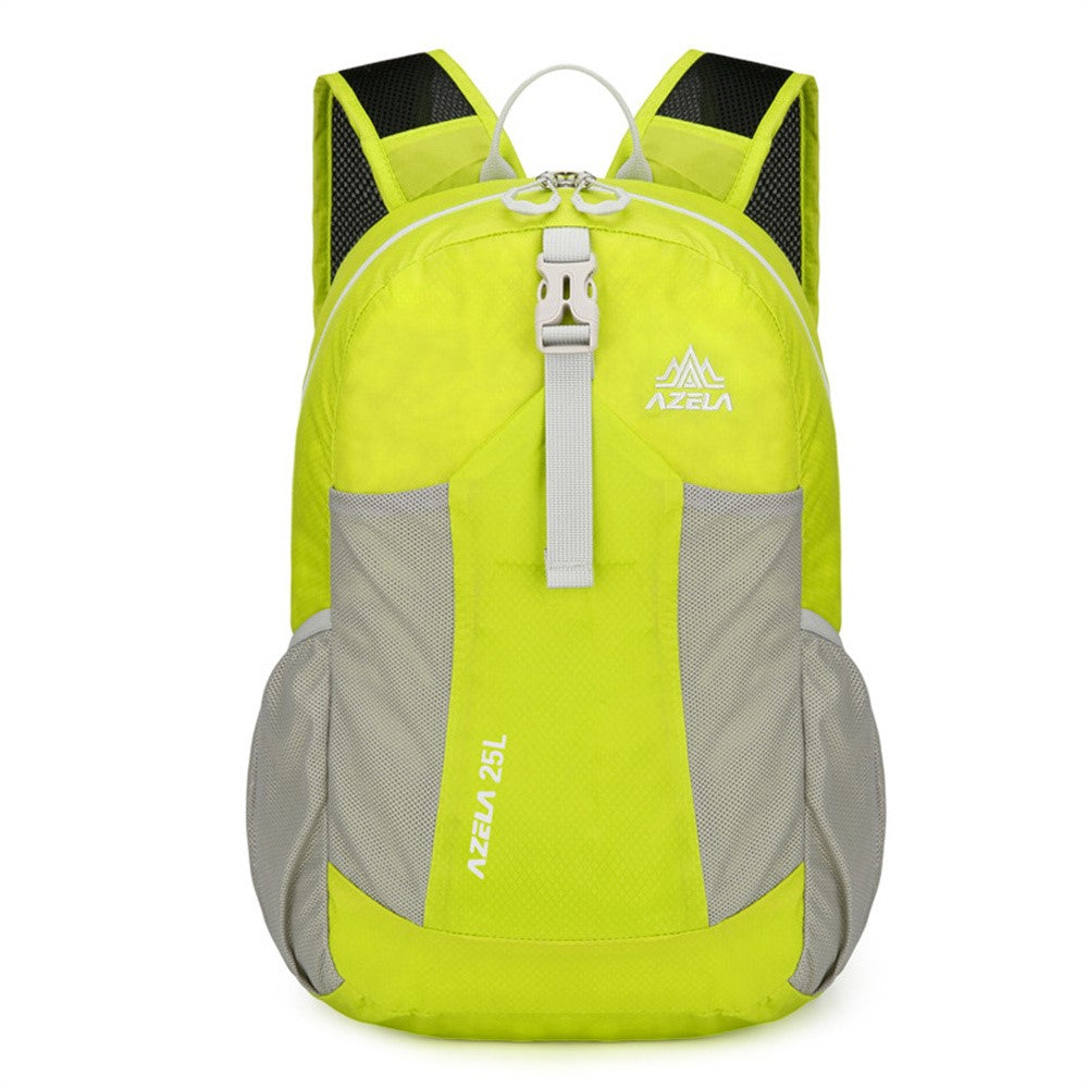 AZELA A1341 Lightweight Foldable Backpack Waterproof Nylon Shoulder Bag for Outdoor Hiking Camping